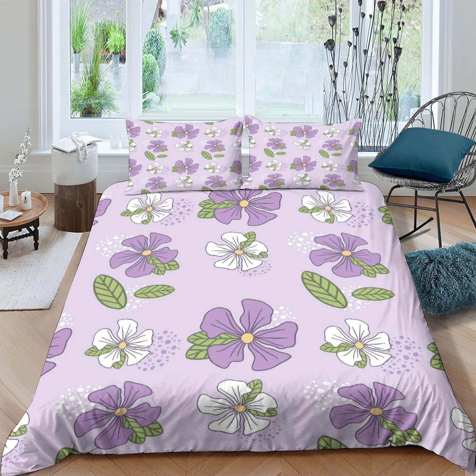 Parure de lit adulte violette pour transformer votre chambre en cocon