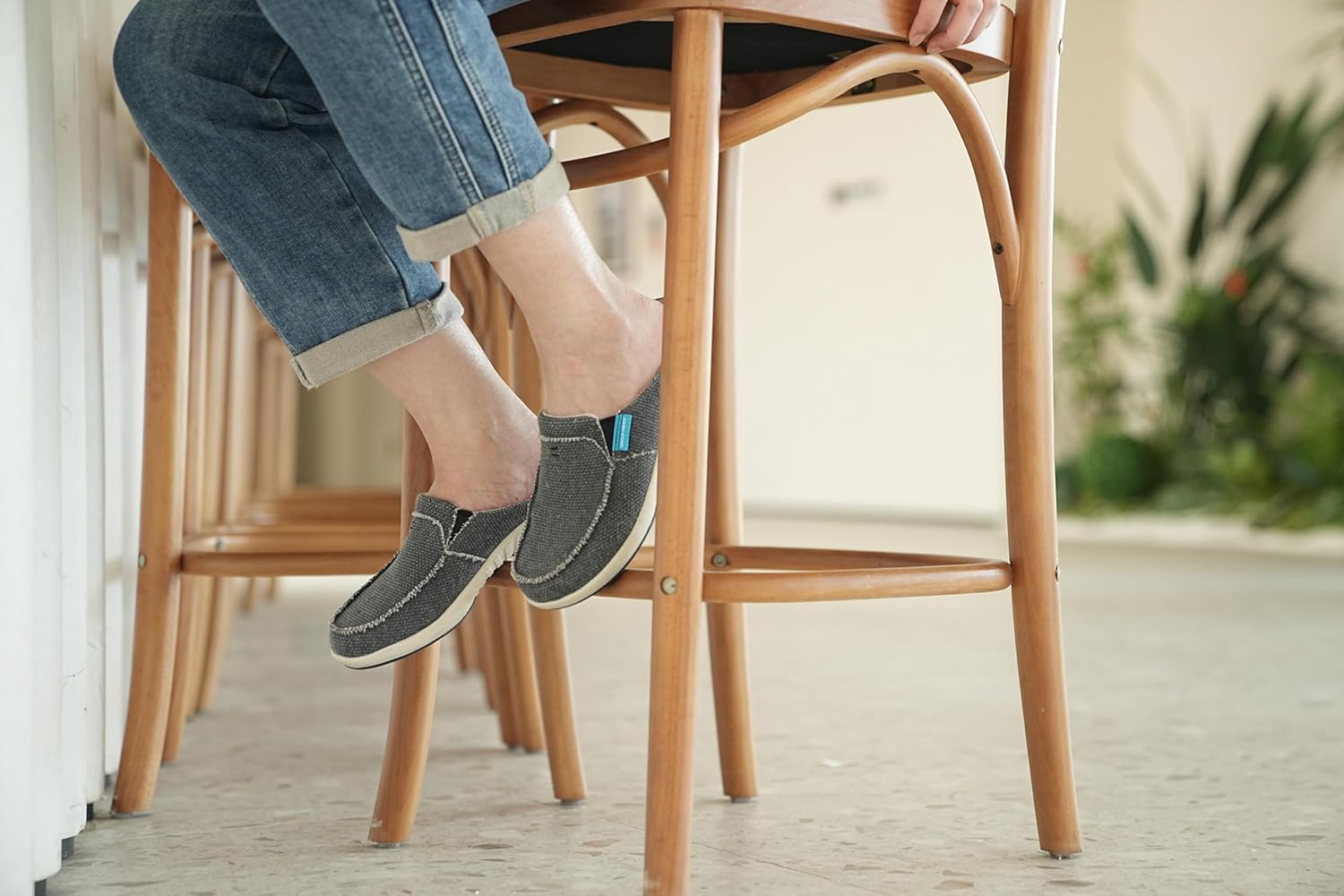 Womens Slippers with Arch Support, Walkhero House Orthopedic Slippers for Women with Suede Insole and Velvet Lining, Slip on Clog Indoor Outdoor House Shoes with Anti-Skid Rubber Sole - Image 2