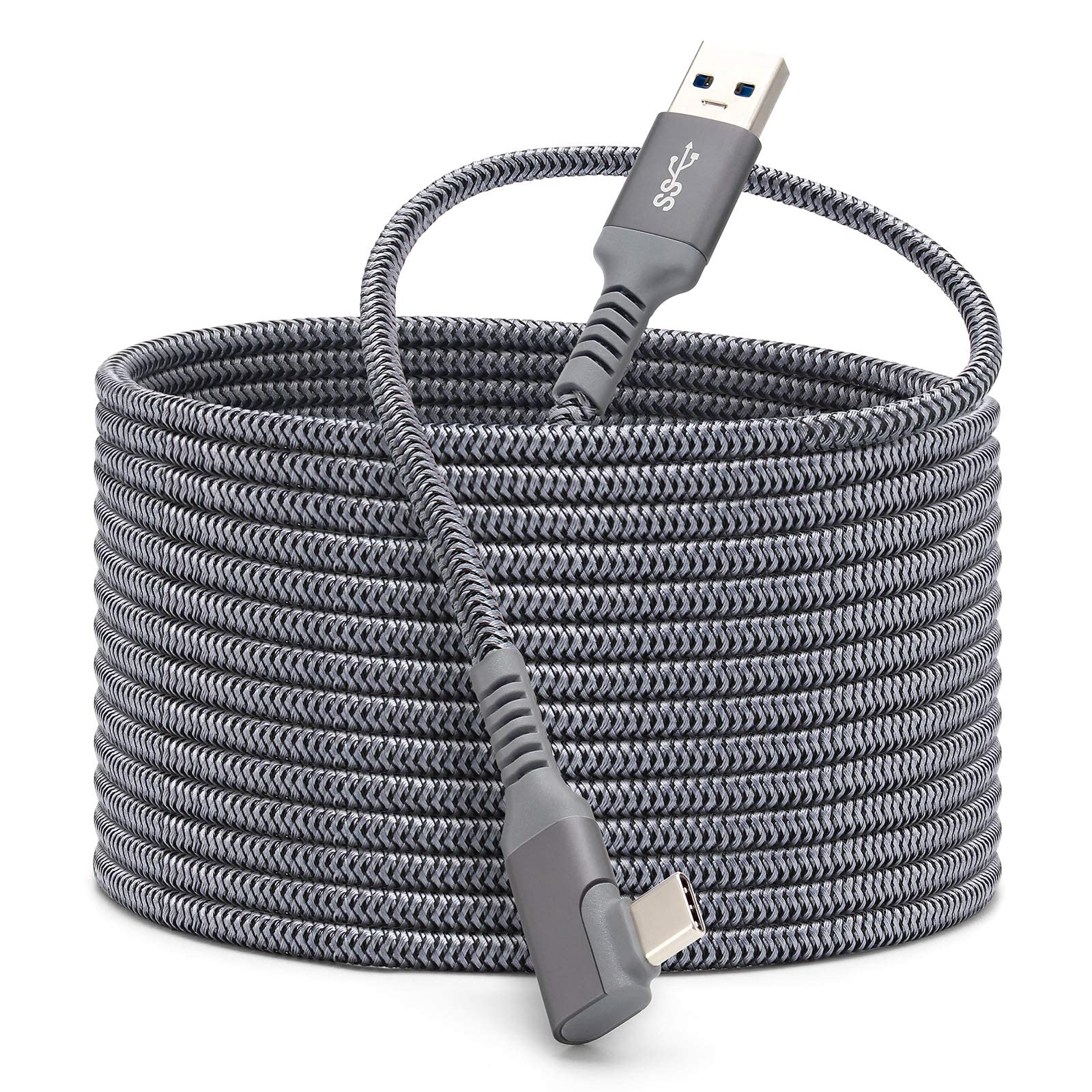 – MAKINGTEC Link Cable Compatible for Oculus Quest 2 20ft, Fast Charing & PC Data Transfer USB C 3.2 Gen1 Cable for VR Headset and Gaming PC