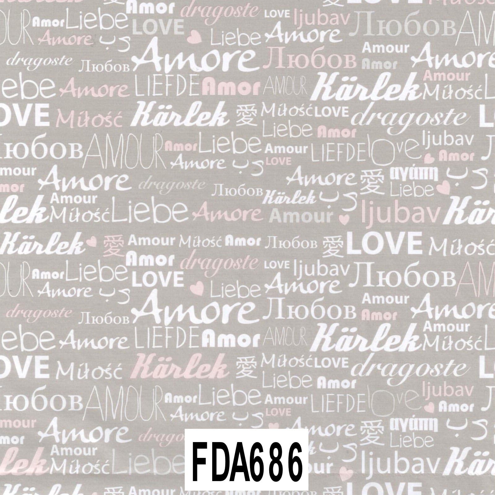 Claire Fontaine Decopatch Paper - LOVE