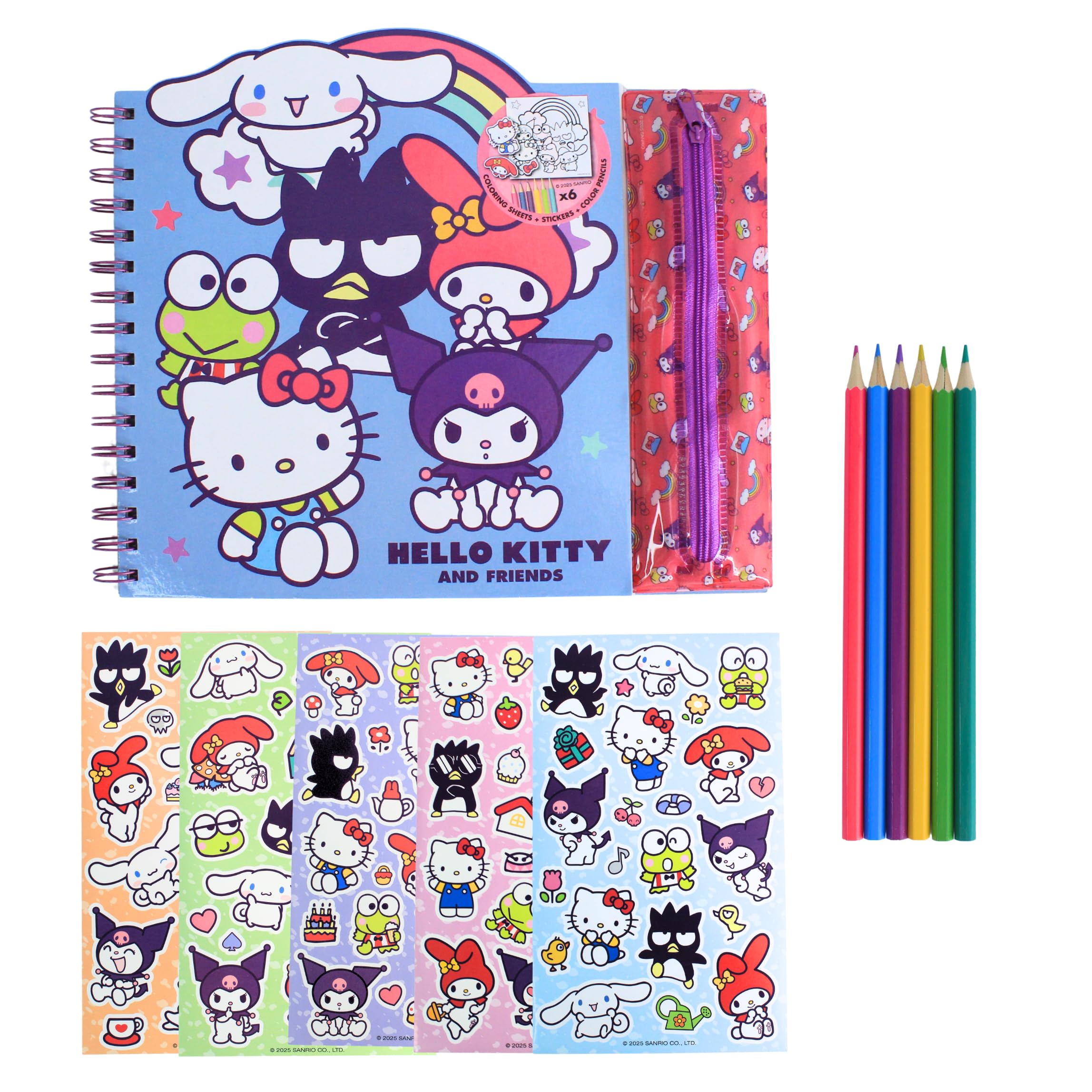 Toyland® Set De Scrapbooking De Hello Kitty – 520 Piezas Con Regalo Sorpresa, Ideal Para Niños Desde 3 Años