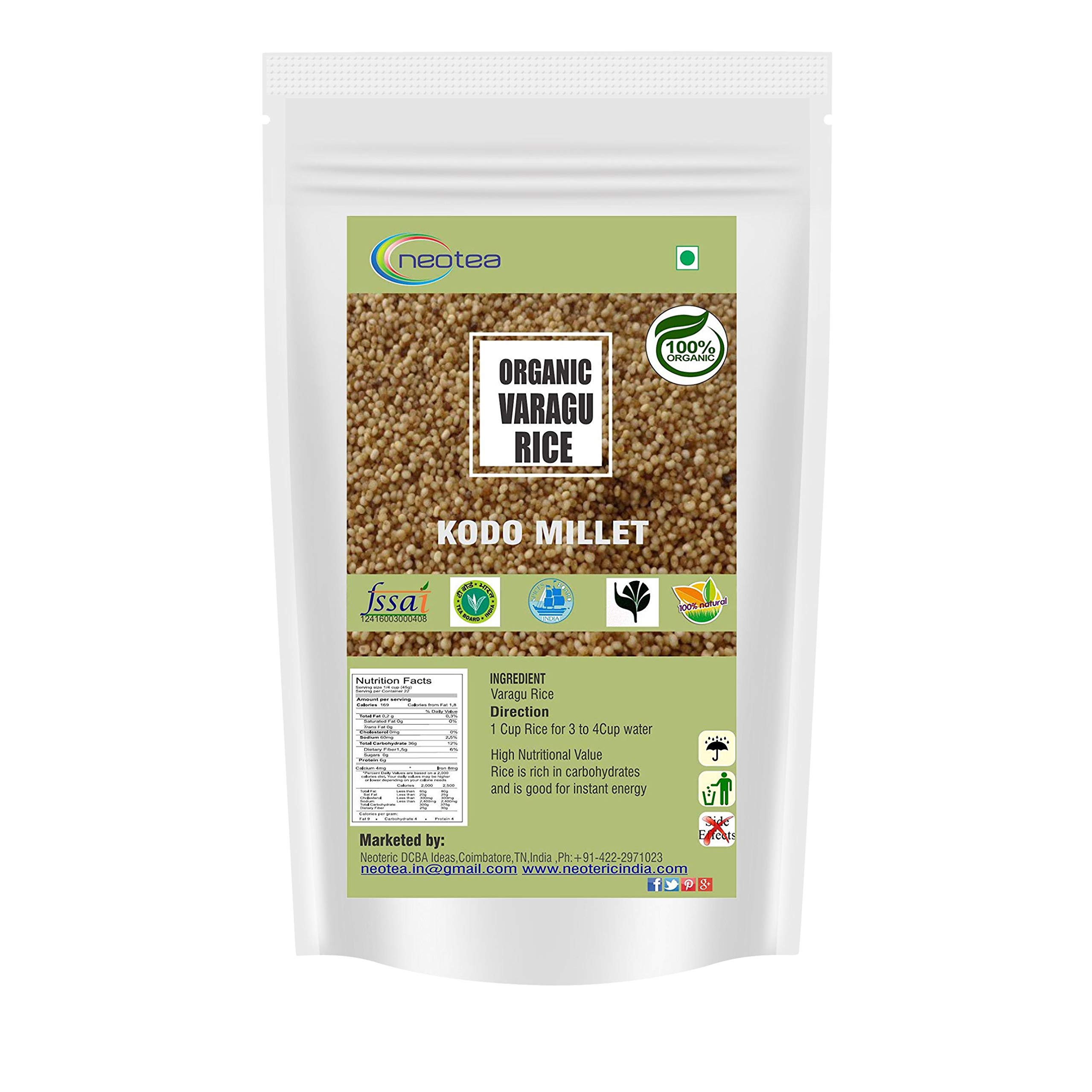 Neotea Kodo Millet / Varagu Rice / Kodra / Arka, 500 G (B07GWNZ2CH) Amazon Price History, Amazon Price Tracker