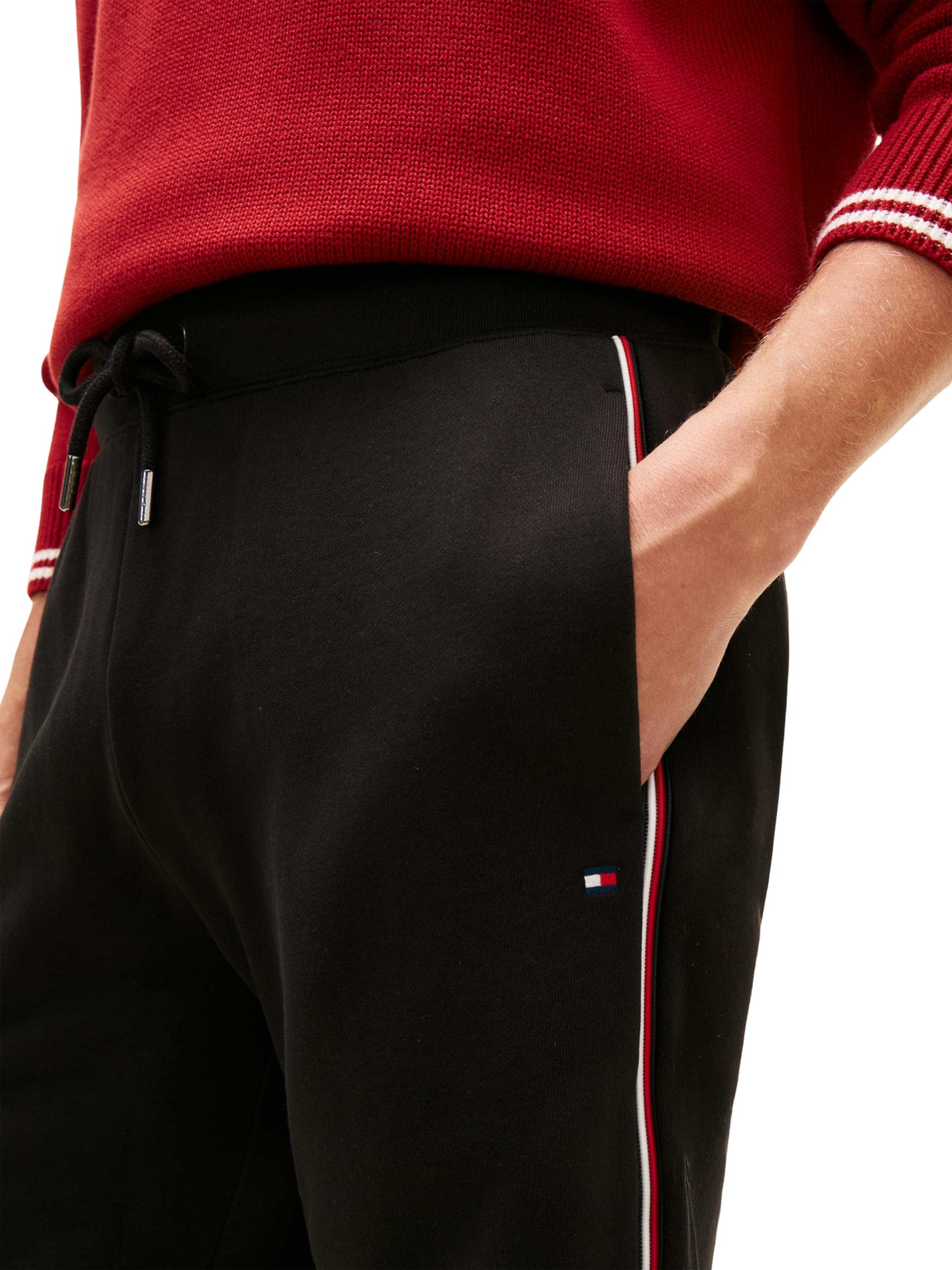Tommy Hilfiger Global Stripe Sweatshort Mw0mw42883 - Pantalones Deportivos Hombre