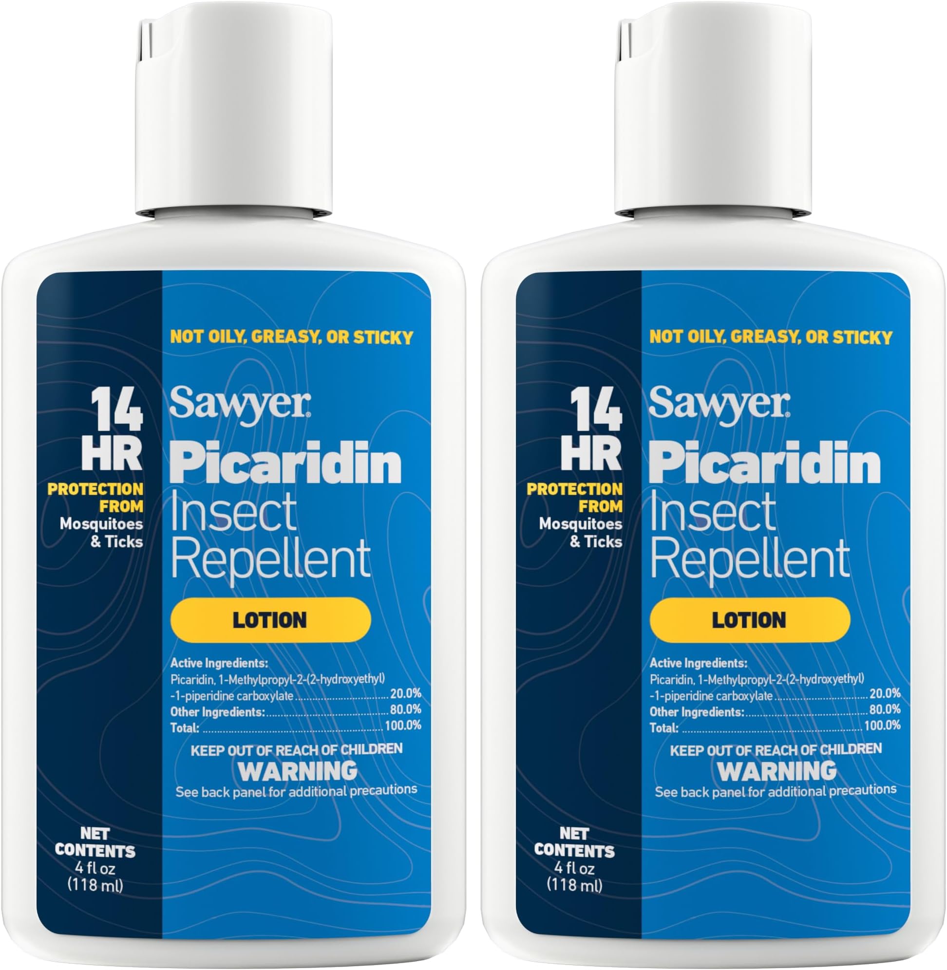 Products Premium Insect Repellent with 20 Picaridin Lotion 4-Ounce 2 Pack