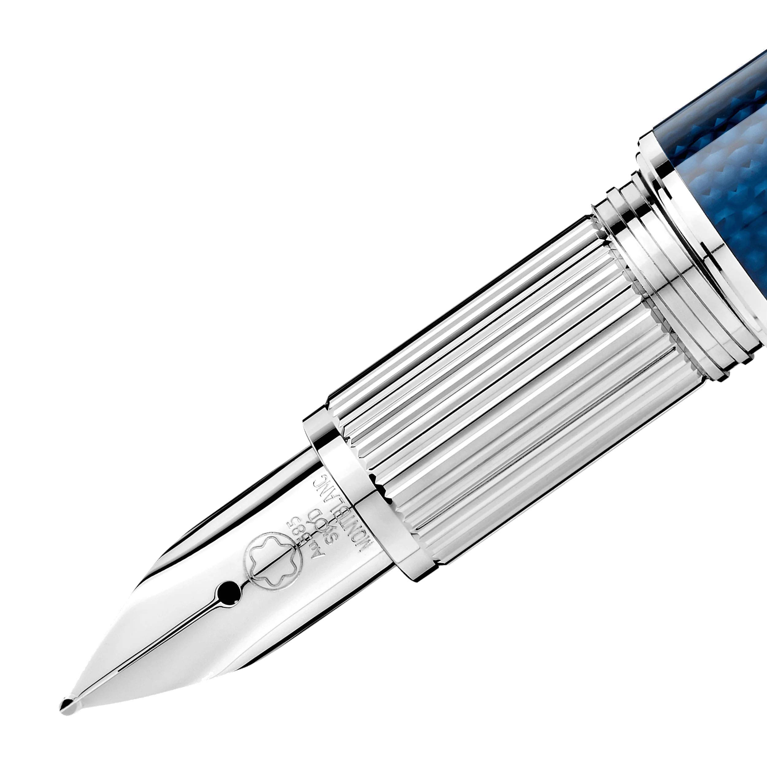 Amazon | Montblanc stilografica StarWalker Blue Planet Metal Doué