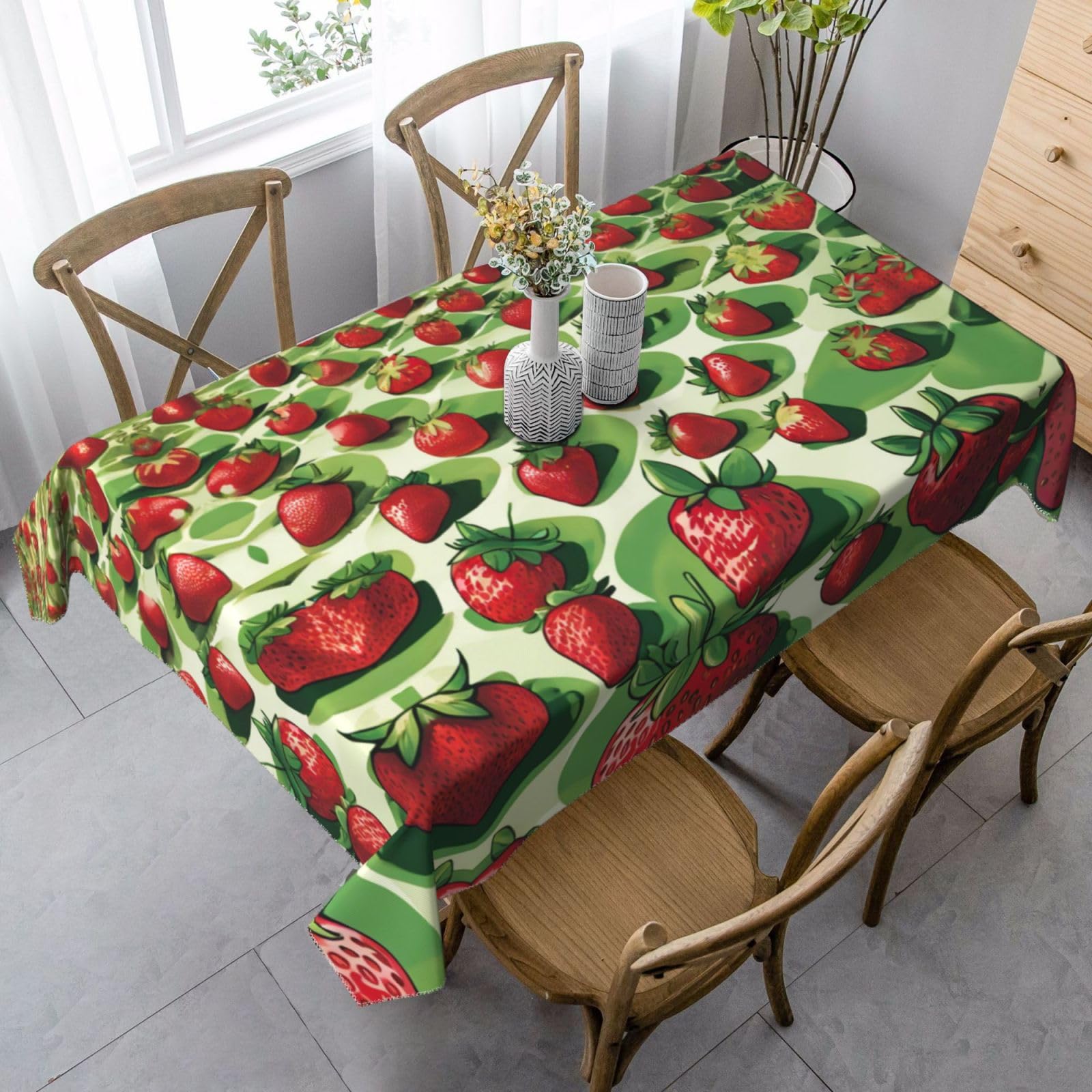 Nappes rectangle déperlantes contre les taches pour vos repas de fête