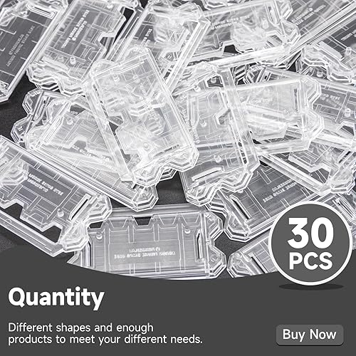 Miniatura 2 de NC EBCO 30 piezas de figuras de acción soportes de exhibición transparentes modelo muñeca soporte soporte para figuras de acción de 3.75 pulgadas