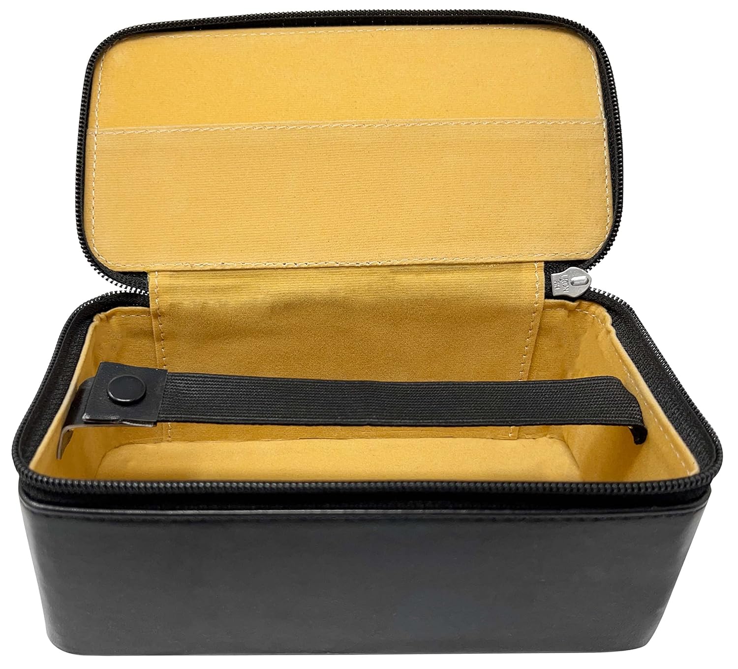 Diamond Box 7" x 3-1/2" with 2 Buttons Velvet Lining and Zipper Jewelry Making Tool