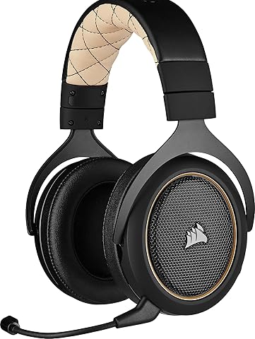 Corsair HS70 Pro Wireless Gaming Headset, Cream