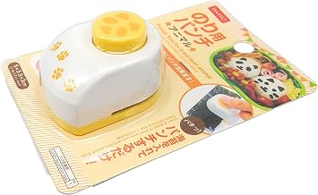 DIY Sushi Tool, Laver Seaweed Nori Punch Embossing Device Rice Ball Onigiri Mould, 2 Pack (Cat, Panda)