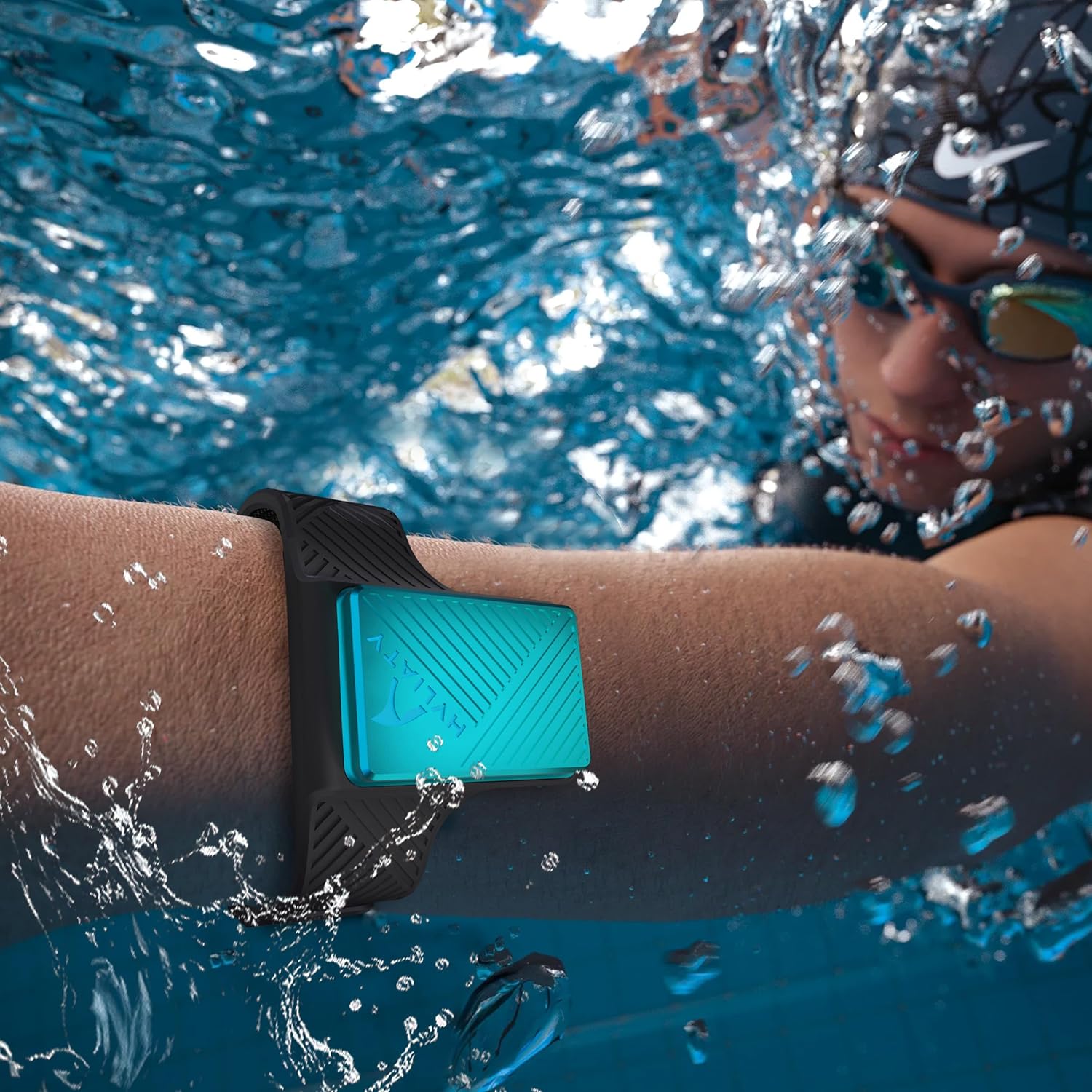 Magnetic Shark Deterrent Band for Surfing Scuba Diving Snorkeling Swimming Ocean Sports, Physical Anti-Shark Water Safety Device Men Women Children, 100M Waterproof Battery-Free Soft Silicone Bracelet