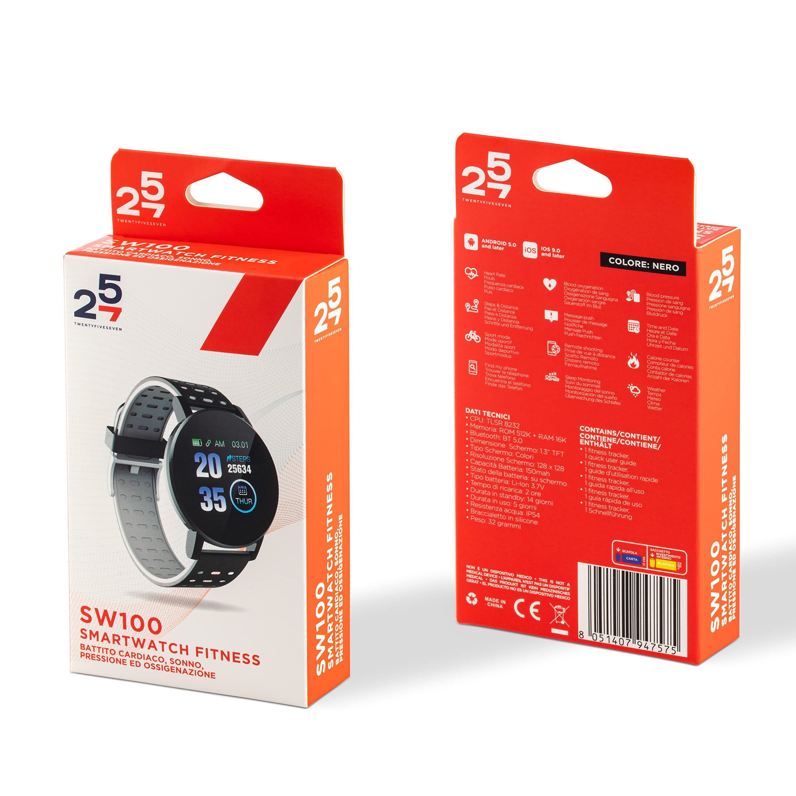 Fitness Tracker Smart Band Pressione Battito Cardiaco Amazon