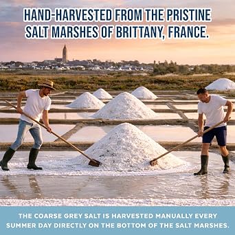 Numami Celtic Coast Gray Salt with Nordic Kelp. Natural Iodine Source (50% Daily Value), Mineral-Rich Unrefined Salt in Plastic-Free Packaging, Hand harvested in Brittany, France