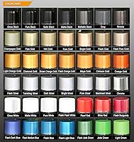 Vista 2 de EASTUP Premium Pintura en Aerosol de Esmalte Acrílica Metálica, Spray para Llantas, Color Plata Relámpago - Acabado Brillante, Alta Durabilidad