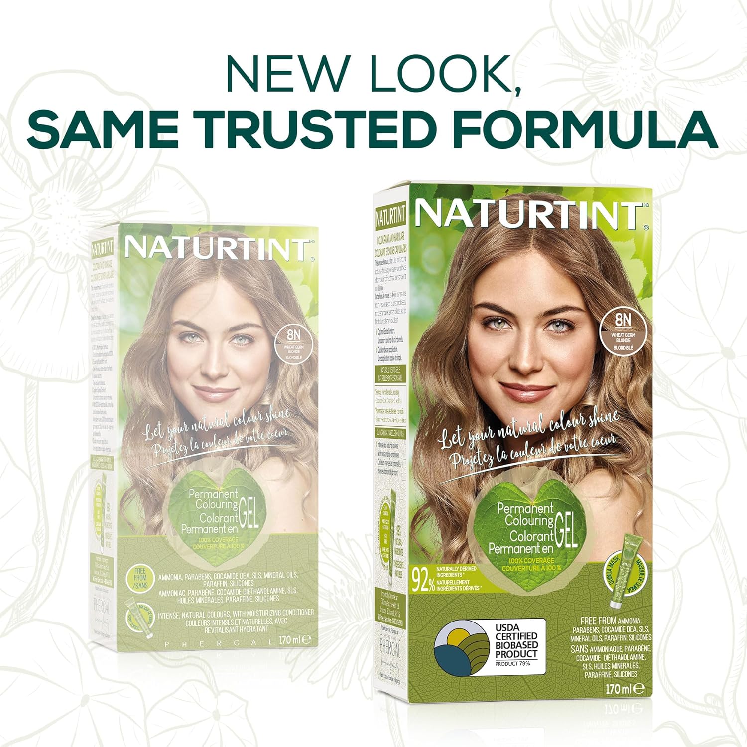 NATURTINT 8N Wheat Germ Blonde Hair Color, 5.75 FZ