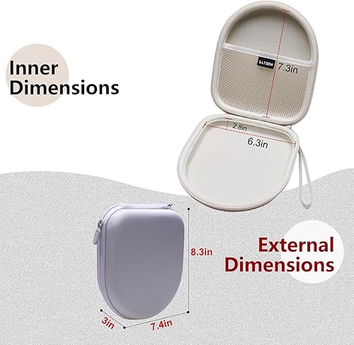 Miniatura 3 de LTGEM - Funda compatible con auriculares inalámbricos Sony WH-CH520  WH-CH530 Bluetooth en la oreja, color negro