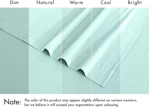 Miniatura 5 de RUVANTI Juego de sábanas de franela de 100 % algodón tamaño individual, 3 piezas, cálidas, suaves y transpirables, con bolsillo profundo, doble