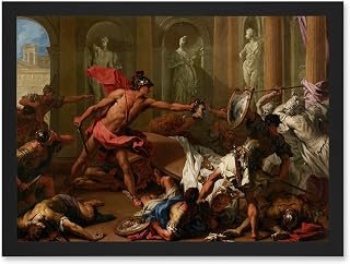 Artery8 Ricci Perseus Phineus Head Medusa Gorgon Greek Myth Painting Artwork Framed A3 Wall Art Print