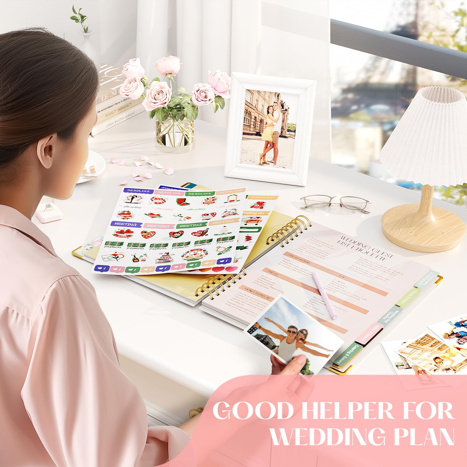 ABC life Wedding Planner Book Organiser, The Wedding Planning Book for UK Bride with 10 Themes - Image 2
