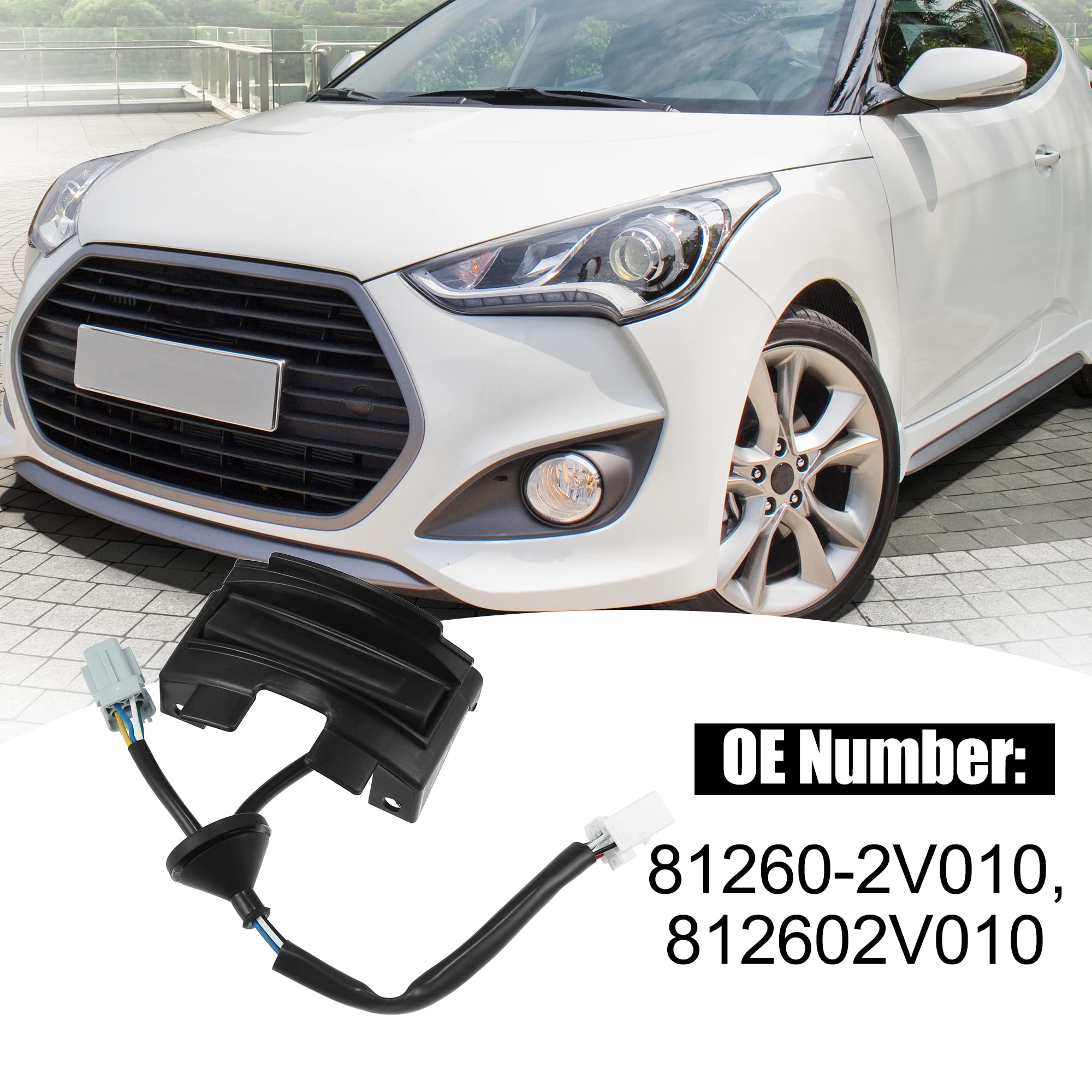 Hyundai Veloster 81260-2V010 Hatch Release Button Rear Trunk Latch Hyundai Veloster 81260-2V010 Hatch Release Button Rear Trunk Latch