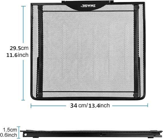 IMAGE Laptop Stand, A3 Large Version Foldable Portable Ventilated Desktop Laptop Stand Holder, Adjustable 12 Angle Points Stand, Compatible with 10 ~ 17 Notebooks, LED Light Box Pad