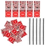 ALAMSCN 30PCS TTP223 Capacitive Touch Switch Button Sensor Module 3.3V 5V Self Locking Touching Button for Arduino + 5PCS 2.54mm 40 Pin Header…