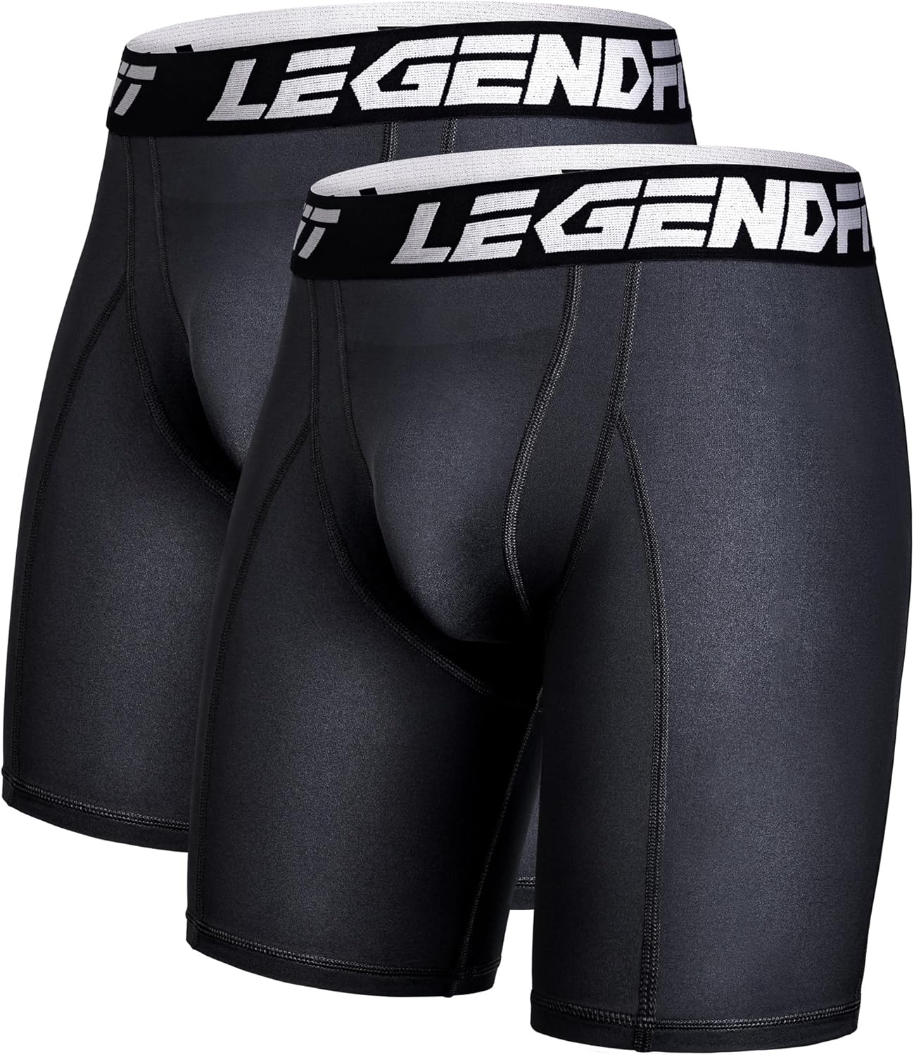 Youth Boys Baseball Compression Underwear w/Cup Pocket(NO Cup) Protective Athletic Shorts Football - 2 Pack