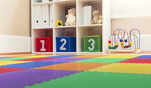 Miniatura 4 de Norsk - Alfombrillas de espuma de color sólido no tóxicas - Baldosas de espuma EVA entrelazadas