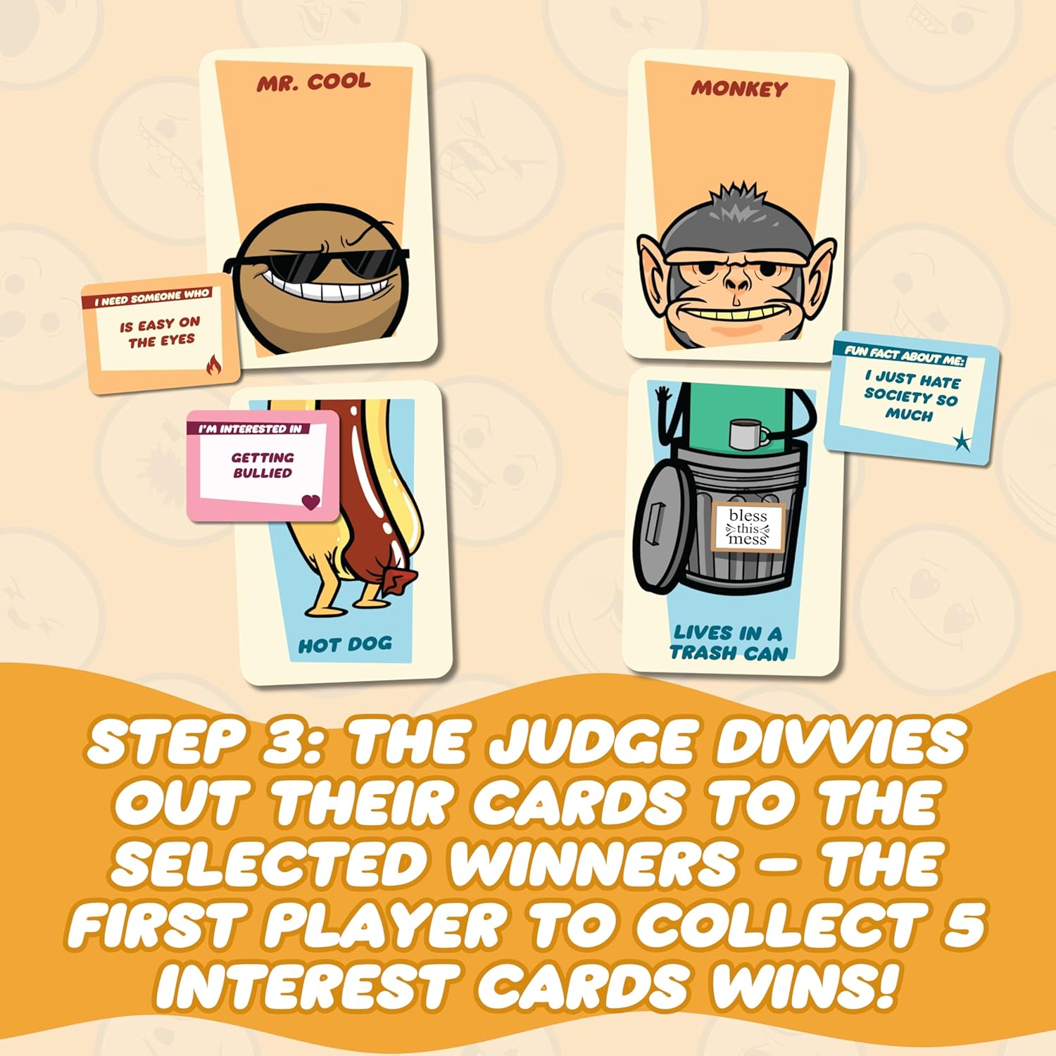 Master Dater by Cyanide & Happiness - a Mixed up Dating Party Game for 3-8 Players, Card Game for Parties
