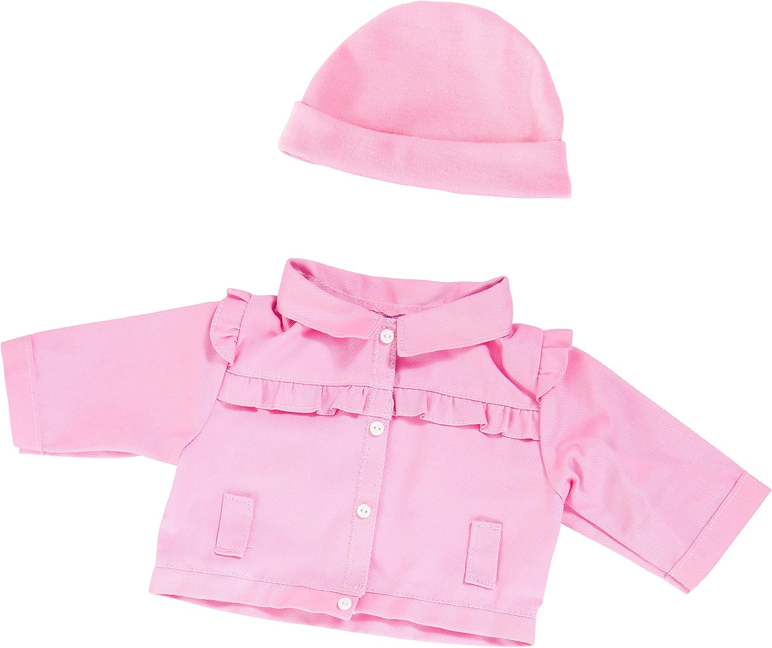 Bayer Design 84689AA Doll Clothes 40-46 cm, Accessories for Doll, Dress, Jacket and Hat, Set, Mermaid Outfit