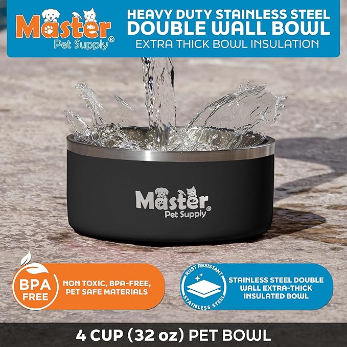 Comedero para Perros y Gatos Acero Inoxidable 1 Unidad miniatura 3