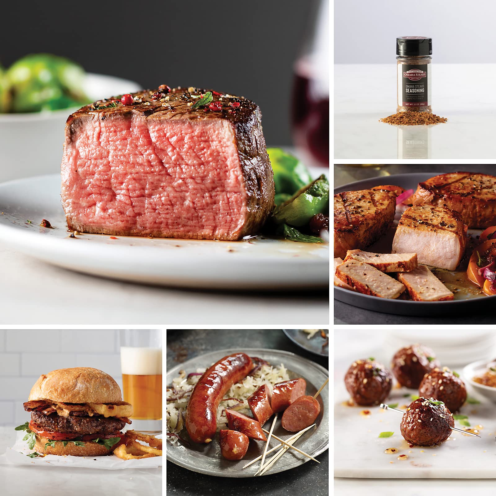 Buy Omaha Steaks Classic Protein Pack (Butcher's Cut Filet Mignons, Air