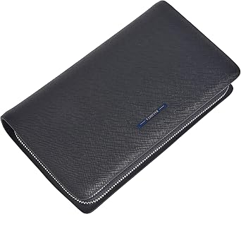 Men Clutch Bag Genuine Leather Wallet Long Purse Business Card Holder Case...