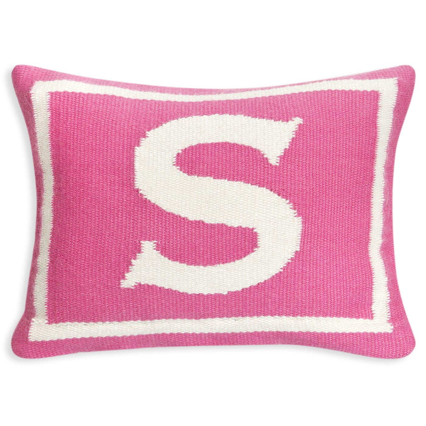 Buy Jonathan Adler Letter Baby Pillow, Pink, Monogrammed S Online at