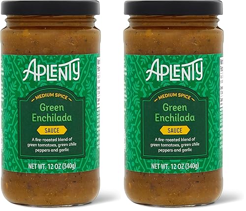 Miniatura 7 de Marca Yaxa - Aplenty, salsa de enchilada verde, 12 onzas