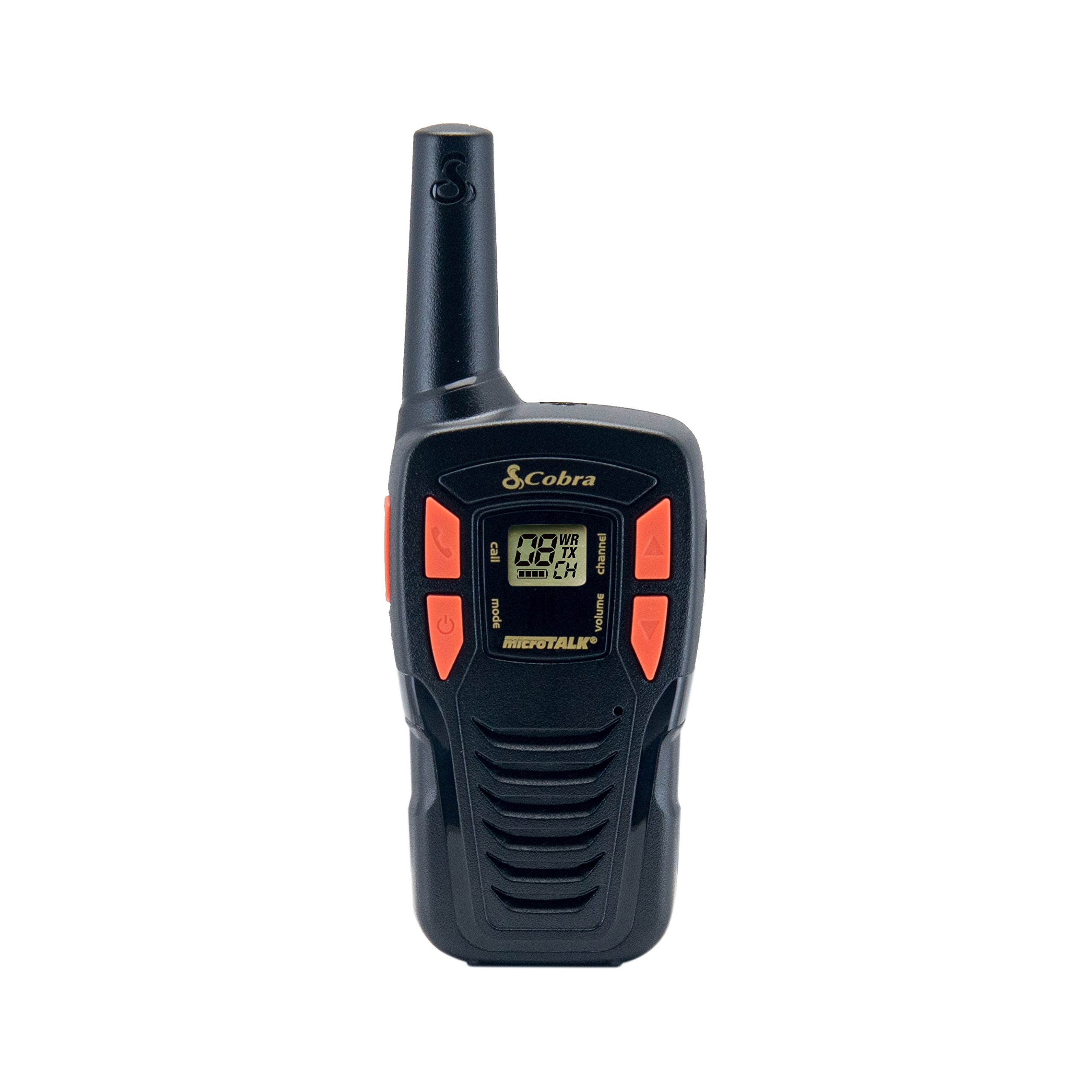 Cobra Walkie Talkie AM245 BBX, resistente a la intemperie con micrófono GA-EBM2 y baterías recargables (paquete de 2), color negro — view 2