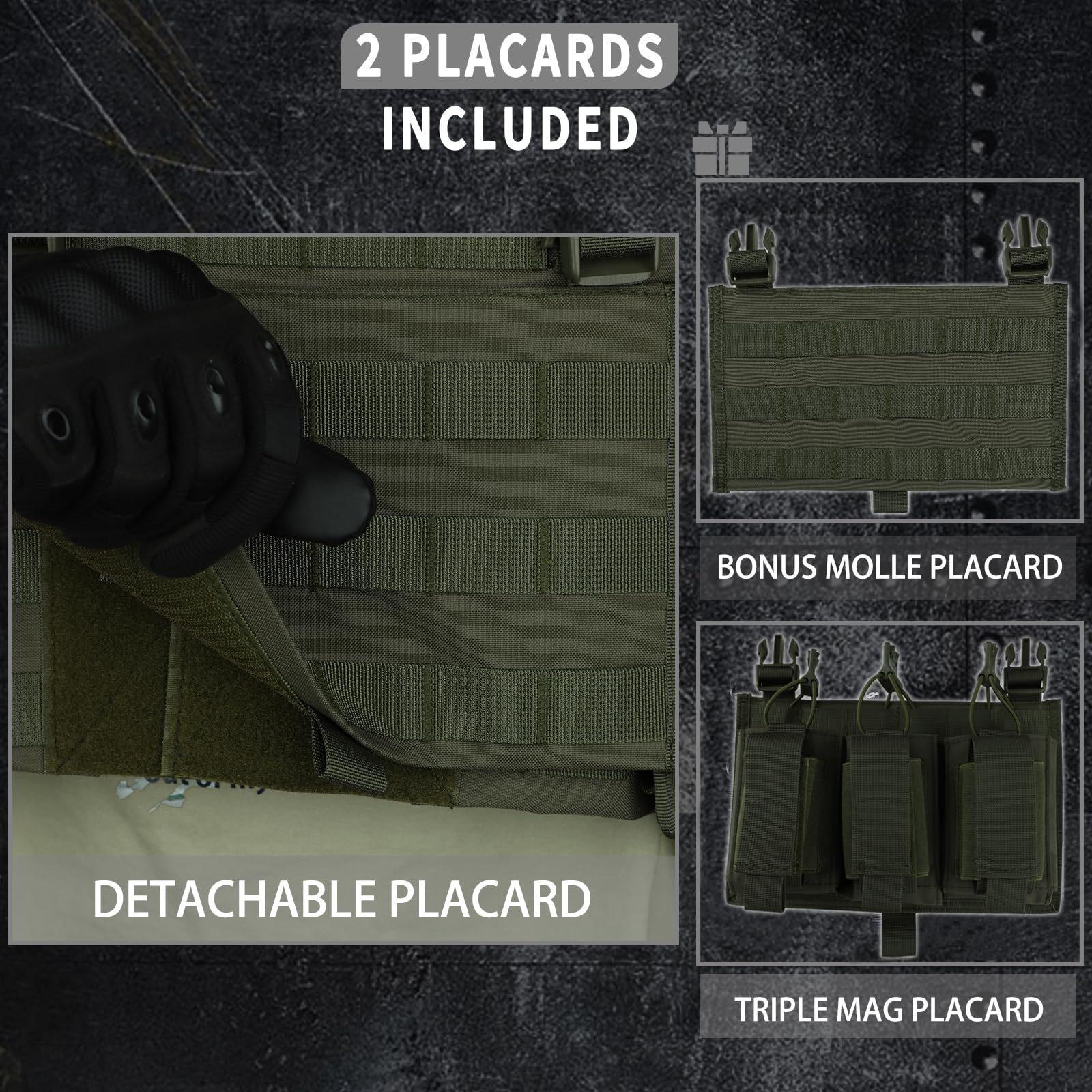 Tactical Vest for Men Molle Security Airsoft Vest Adult