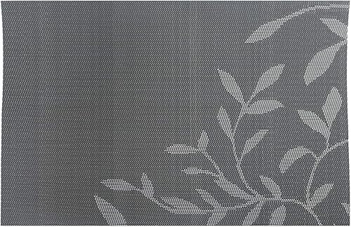 Miniatura 11 de Crossweave - Juego de 6 manteles individuales de vinilo tejido antideslizante, aislamiento térmico, resistente a las manchas, lavables, (6, marrón)