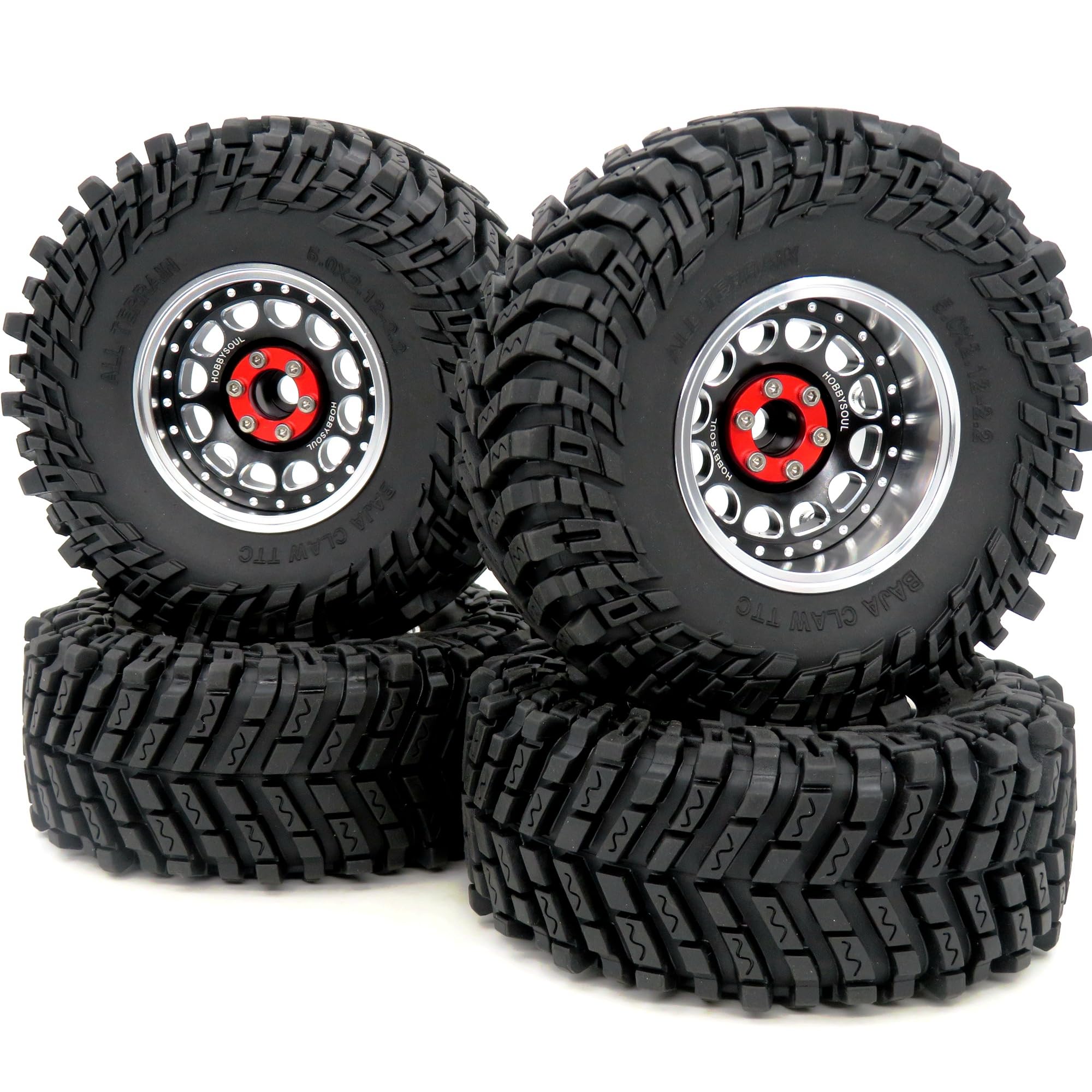 HOBBYSOUL 2.2インチ ラジコンホイール 4個 可変オフ　trx4 Amazon | Hobbysoul RC 調節可能 4オフセット 2.2 ビードロック