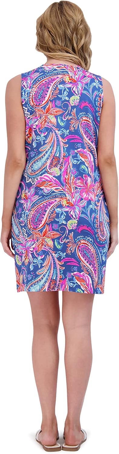 Stella Parker Womens Sleeveless V Neck Mini Dress - Image 3
