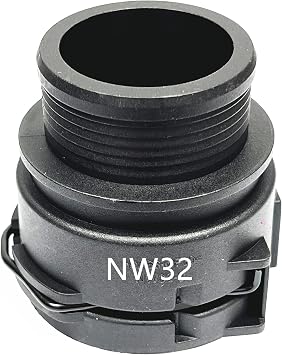 1436377, 7596838,NW32 Coolant Hose Connector Adapter Straight,Radiator Pipe Line Fittings for BMW,5 Series,F10,3 Series,F30,E90,1 Series,X3,X5,F15,X1,Engine Heater Hose Assembly, 1.5 inch Tube Joint