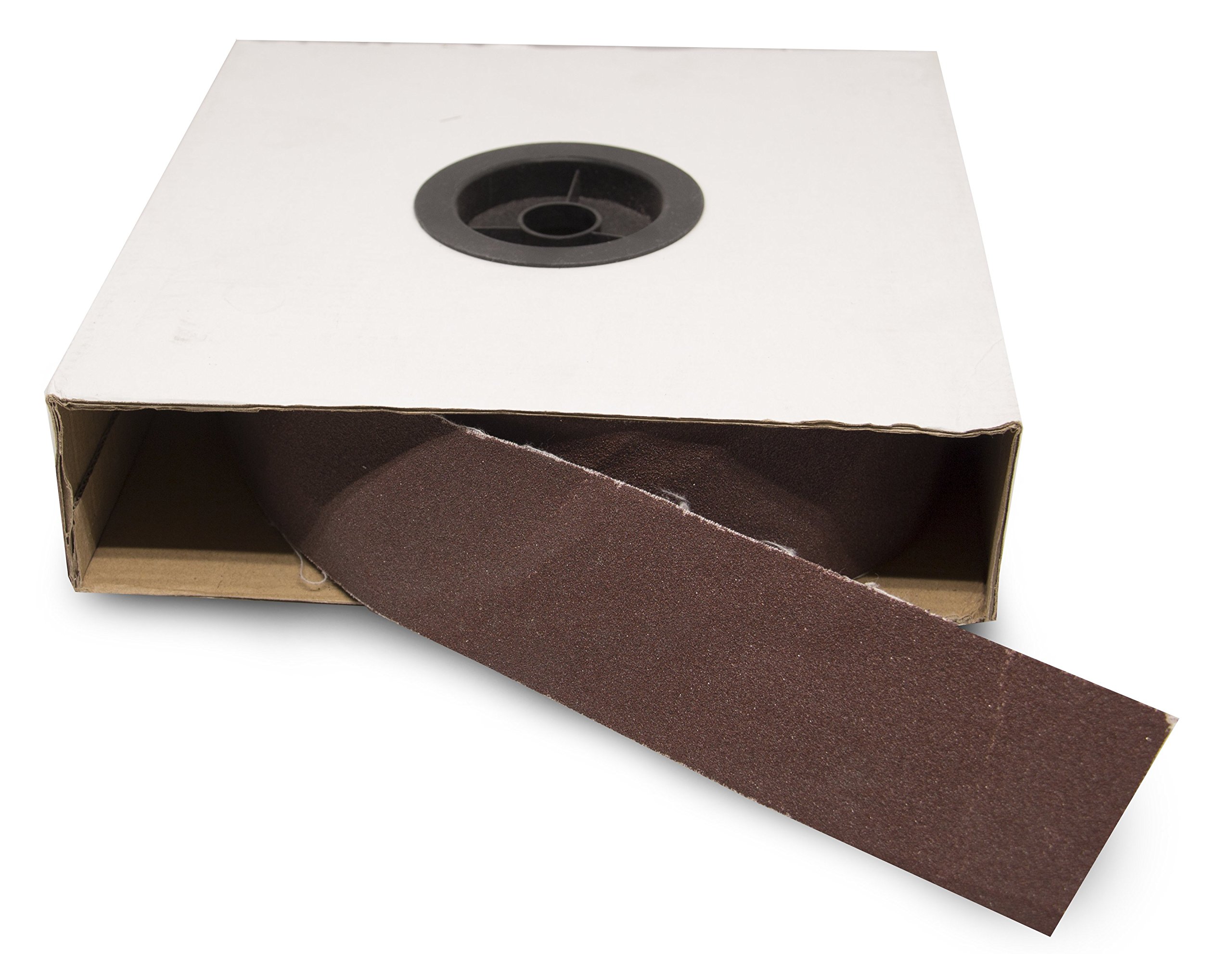 Benchmark Abrasives Rotolo di carta abrasiva in ossido di alluminio, 5,1 cm x 45,1 m, con tecnologia a doppio legame in resina, per lucidatura, finitura, levigatura di metalli, impianti idraulici