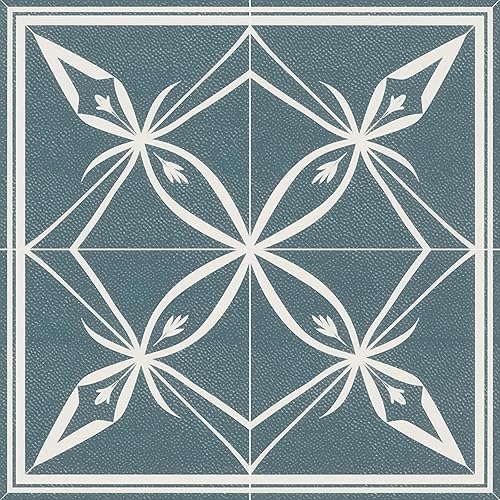 Miniatura 11 de 10 piezas 30x30 cm Azulejos de arte geométrico retro de despegar y pegar, autoadhesivos removibles, adhesivo de vinilo DIY para piso, adhesivos para