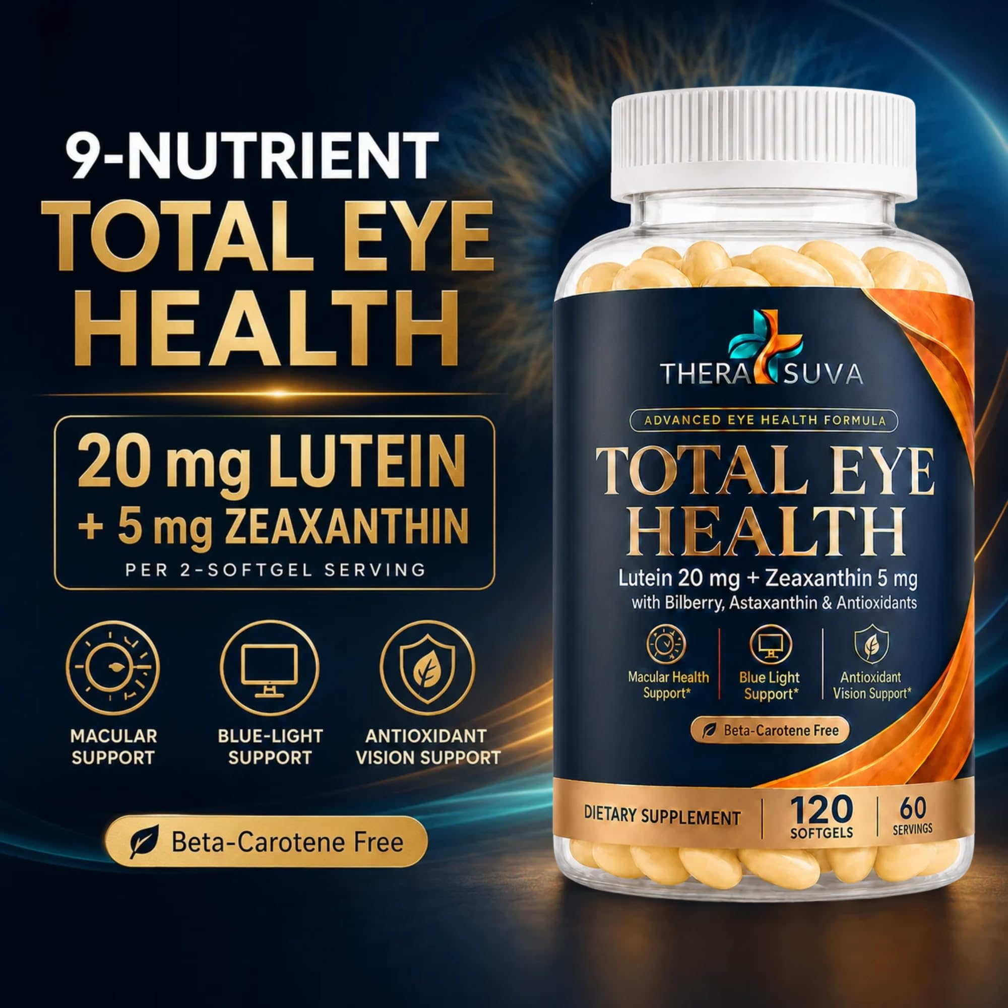 Advanced Eye Health Formula with Lutein 20mg + Zeaxanthin 5mg — Amazon image 2