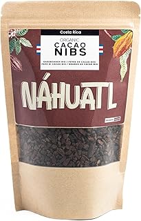 Nahuatl Organic Cacao Nibs 100% Pure Raw, Unsweetened Crushed Cocoa Beans, Vegan Gluten Free No Added Sugar (330 g / 11.6 oz)