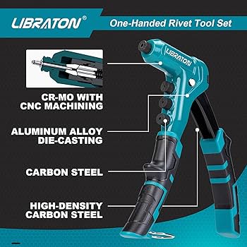 Amazon | LIBRATON ハンドリベッターセット ブラインドリベット