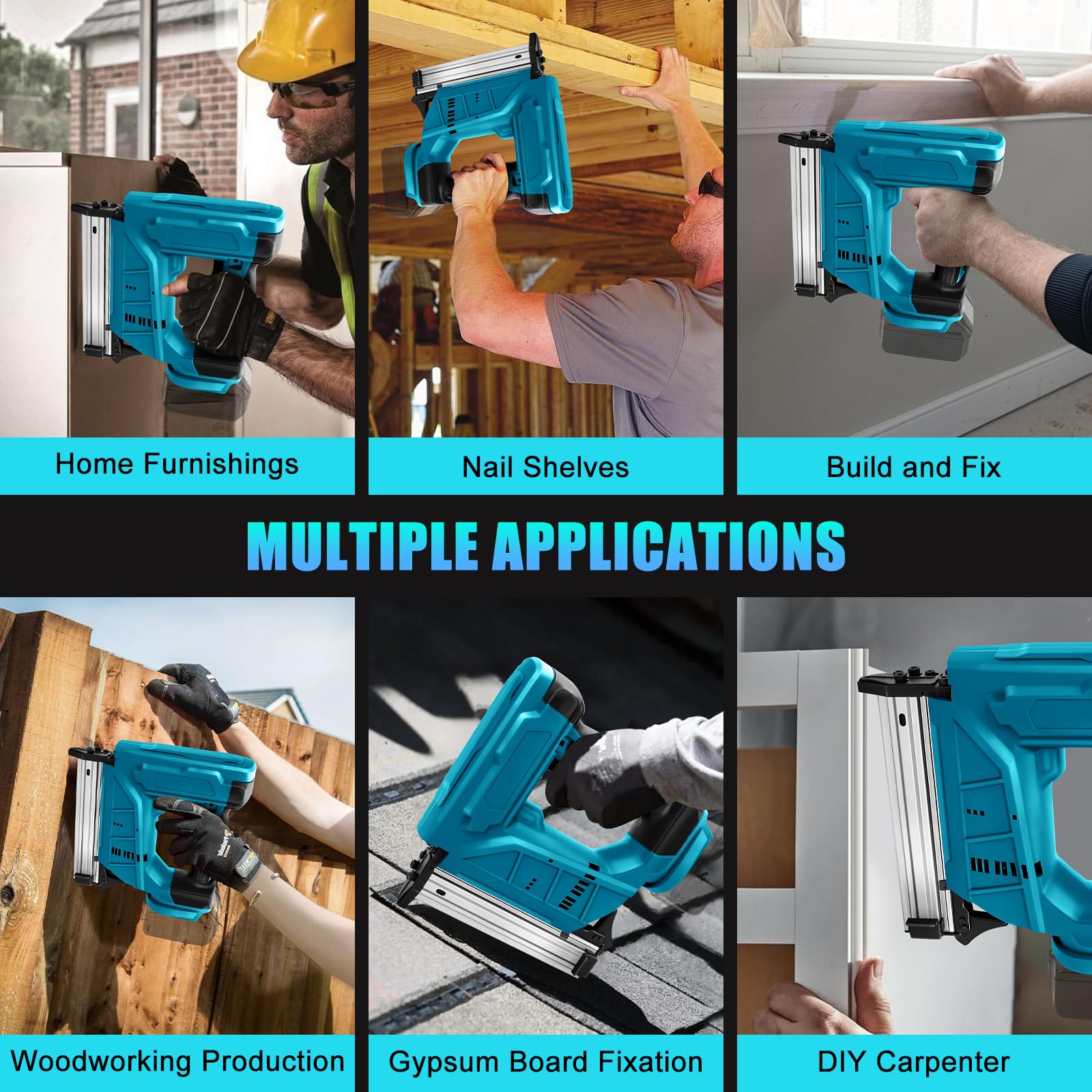 Pinzatrice elettrica senza fili Makita 18 V, 120 chiodi/min, 550 W - pinzatrice per tappezzeria, falegnameria, lavorazione del legno
