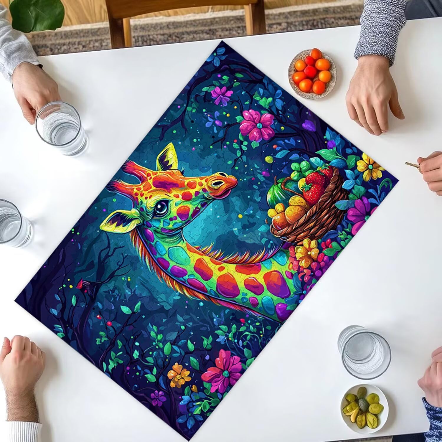 Puzzle dla dorosłych 3000 sztuk żyrafy | Zabawa rodzinna i zajęcia grupowe dla nastolatków i | Prezent urodzinowy dla dzieci w wieku 14 lat | Dekoracja domu i pomysł na prezent na relaks b-1024