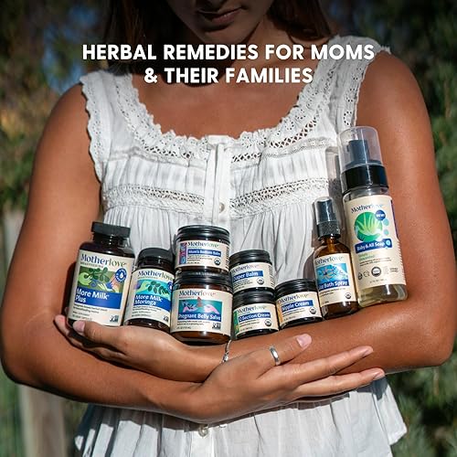 Miniatura 9 de Motherlove Bálsamo hidratante para embarazadas (4 onzas) para usar en el vientre en crecimiento, hierbas orgánicas y sin OMG