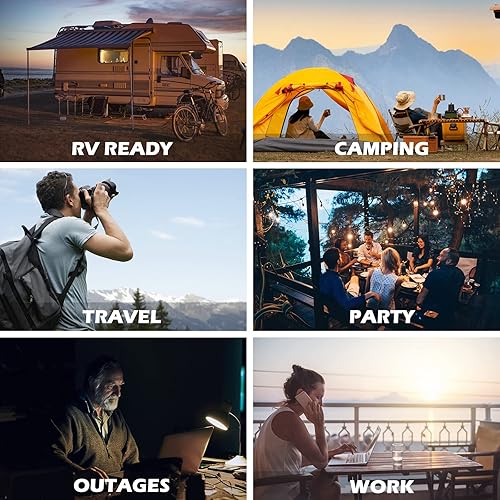 Miniatura 23 de AIVOLT Generador inversor de 4300 W a gas, portátil, súper silencioso, generador al aire libre, listo para herramientas de camping y uso doméstico